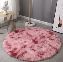Lade das Bild in den Galerie-Viewer, Flauschiger runder Teppich | Fluffy Bubble Rug - selley.de