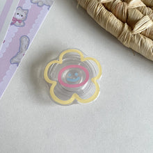 Lade das Bild in den Galerie-Viewer, 3D Blumen-Phone Grip | Transparenter Handyhalter & Ständer in stilvollem Blumen-Design