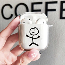 Lade das Bild in den Galerie-Viewer, Funny Man Case für AirPods | Lustiges Cartoon Silikon-Case