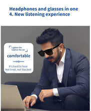 Lade das Bild in den Galerie-Viewer, Smarte AI-Übersetzerbrille | 3-in-1 Bluetooth-Headset mit Mikrofon, Echtzeitübersetzung in 144 Sprachen & Sprachassistent