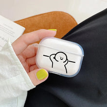 Lade das Bild in den Galerie-Viewer, Funny Man Case für AirPods | Lustiges Cartoon Silikon-Case