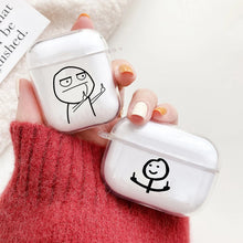 Lade das Bild in den Galerie-Viewer, Funny Man Case für AirPods | Lustiges Cartoon Silikon-Case