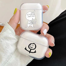 Lade das Bild in den Galerie-Viewer, Funny Man Case für AirPods | Lustiges Cartoon Silikon-Case
