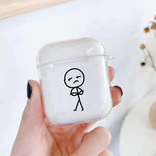Lade das Bild in den Galerie-Viewer, Funny Man Case für AirPods | Lustiges Cartoon Silikon-Case