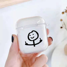Lade das Bild in den Galerie-Viewer, Funny Man Case für AirPods | Lustiges Cartoon Silikon-Case