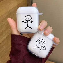 Lade das Bild in den Galerie-Viewer, Funny Man Case für AirPods | Lustiges Cartoon Silikon-Case