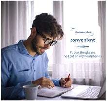 Lade das Bild in den Galerie-Viewer, Smarte AI-Übersetzerbrille | 3-in-1 Bluetooth-Headset mit Mikrofon, Echtzeitübersetzung in 144 Sprachen & Sprachassistent