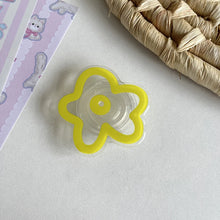 Lade das Bild in den Galerie-Viewer, 3D Blumen-Phone Grip | Transparenter Handyhalter & Ständer in stilvollem Blumen-Design