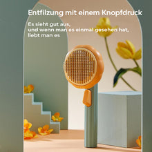 Lade das Bild in den Galerie-Viewer, Selbst reinigende Haustier-Bürste für Hund und Katze - selley.de