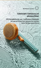 Lade das Bild in den Galerie-Viewer, Selbst reinigende Haustier-Bürste für Hund und Katze - selley.de