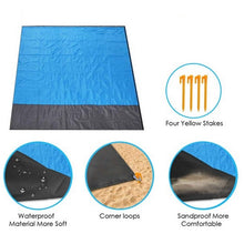 Lade das Bild in den Galerie-Viewer, Sandfreie Strand & Picknick-Decke | Faltbar & Tragbar