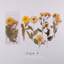 Lade das Bild in den Galerie-Viewer, Getrocknete Blumen Sticker für Dekorationen, Basteln und Bullet Journals - selley.de
