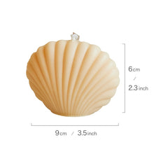 Lade das Bild in den Galerie-Viewer, Soja Kerze im trendigen Muschel Design Vegan | Scandic Retro Look - selley.de