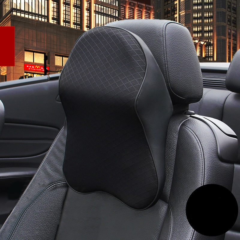 Auto Kopfstütze Taille Kissen 3D Memory Foam Sitz Unterstützung für Home  Office Nackenstütze Atmungsaktives Auto Rücken Lendenkissen
