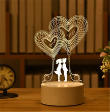 Lade das Bild in den Galerie-Viewer, 3D LED Lampe mit Valentinstags Motiven