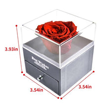 Lade das Bild in den Galerie-Viewer, Ewige Rose mit Schmuck | Geschenkbox zum Valentinstag