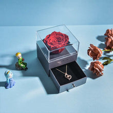 Lade das Bild in den Galerie-Viewer, Ewige Rose mit Schmuck | Geschenkbox zum Valentinstag