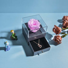 Lade das Bild in den Galerie-Viewer, Ewige Rose mit Schmuck | Geschenkbox zum Valentinstag