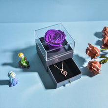 Lade das Bild in den Galerie-Viewer, Ewige Rose mit Schmuck | Geschenkbox zum Valentinstag