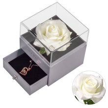 Lade das Bild in den Galerie-Viewer, Ewige Rose mit Schmuck | Geschenkbox zum Valentinstag