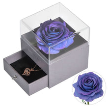 Lade das Bild in den Galerie-Viewer, Ewige Rose mit Schmuck | Geschenkbox zum Valentinstag