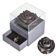 Lade das Bild in den Galerie-Viewer, Ewige Rose mit Schmuck | Geschenkbox zum Valentinstag