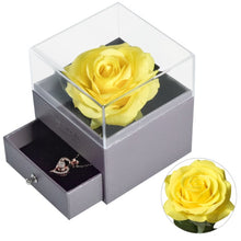 Lade das Bild in den Galerie-Viewer, Ewige Rose mit Schmuck | Geschenkbox zum Valentinstag