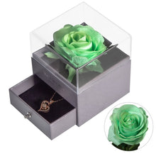 Lade das Bild in den Galerie-Viewer, Ewige Rose mit Schmuck | Geschenkbox zum Valentinstag