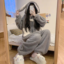 Lade das Bild in den Galerie-Viewer, Hasen Pjyama Onesie Kigurumi | Kuschelig & Bequem