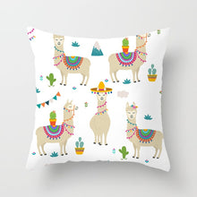 Lade das Bild in den Galerie-Viewer, Niedliche Alpaka Kissenbezüge in verschiedenen Designs