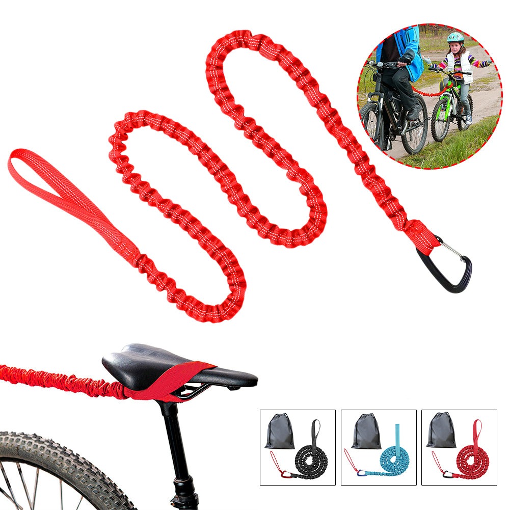 Fahrrad Seil mit Bungee Funktion  Perfekt für Radtouren mit Kindern –