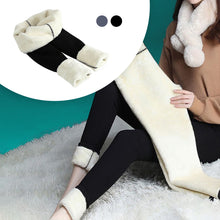 Lade das Bild in den Galerie-Viewer, Gefütterte Frauen Winter Leggings mit Fleece Fell - selley.de