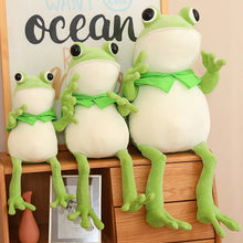 Lade das Bild in den Galerie-Viewer, Niedliches Frosch Kuscheltier mit Umhang | Zum Knuddeln, Verschenken &amp; Liebhaben!
