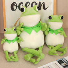 Lade das Bild in den Galerie-Viewer, Niedliches Frosch Kuscheltier mit Umhang | Zum Knuddeln, Verschenken &amp; Liebhaben!
