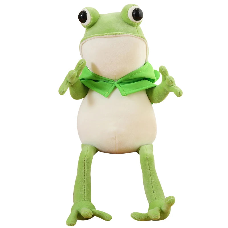 Niedliches Frosch Kuscheltier mit Umhang | Zum Knuddeln, Verschenken & Liebhaben!