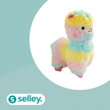 Lade das Bild in den Galerie-Viewer, Regenbogen Alpaka Kuscheltier
