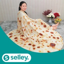 Lade das Bild in den Galerie-Viewer, Decke mit Pizza, Burrito und Tortilla Design
