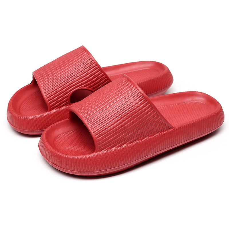 Cozy Slides Cloud Slippers - Rutschfeste Hausschuhe Mit Doppel-Schnalle