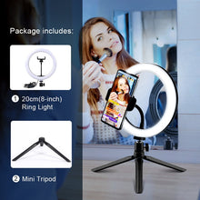 Lade das Bild in den Galerie-Viewer, Selfie Ringlicht mit Stativ
