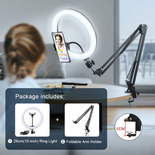 Selfie Ringlicht mit Stativ - selley.de