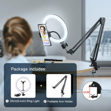 Lade das Bild in den Galerie-Viewer, Selfie Ringlicht mit Stativ
