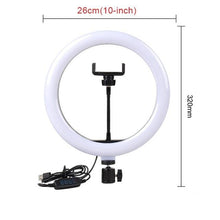Lade das Bild in den Galerie-Viewer, Selfie Ringlicht mit Stativ
