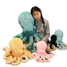 Lade das Bild in den Galerie-Viewer, XXL Oktopus Kuscheltier | 85 cm | Riesen Oktopus Kuscheltier
