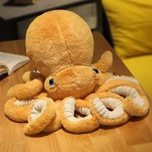 Lade das Bild in den Galerie-Viewer, XXL Oktopus Kuscheltier | 85 cm | Riesen Oktopus Kuscheltier
