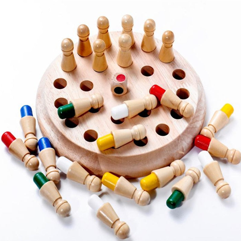 Memory Schach Spiel aus Holz