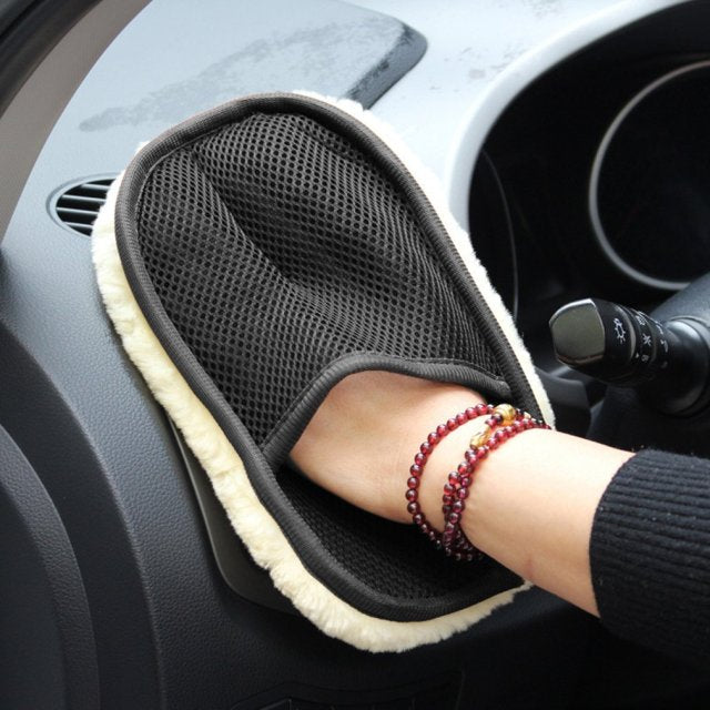 Auto Wasch-Handschuh aus Cashmere Wolle - selley.de
