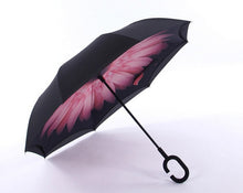 Lade das Bild in den Galerie-Viewer, Umgekehrter Regenschirm mit C-Griff | Wasserdicht &amp; Praktisch
