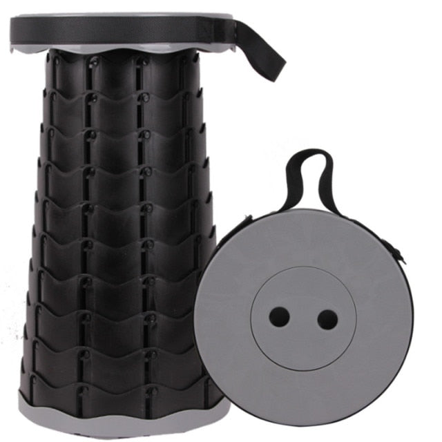 Einklappbarer Hocker perfekt für Outdoor Aktivitäten, Camping und den Garten