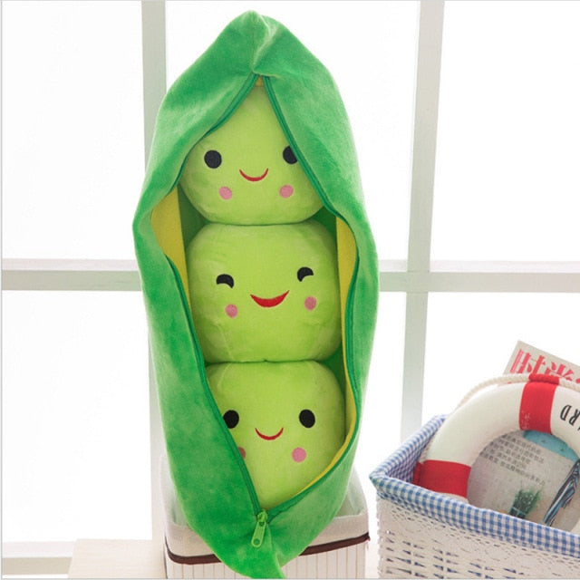 Niedliche XXL Erbsen Kuscheltiere | Kawaii Plushies