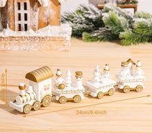 Lade das Bild in den Galerie-Viewer, Weihnachtsdekoration Zug aus Holz
